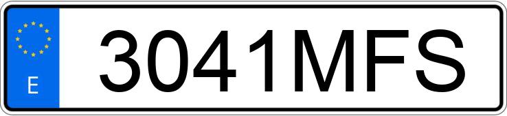 Numer rejestracyjny 3041MFS posiada CITROEN JUMPER