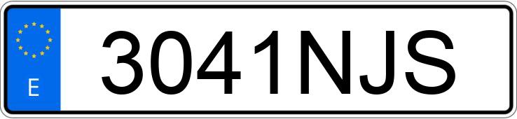 Registreringsnummer3041NJS har PORSCHE 911