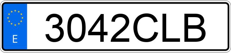 Numer rejestracyjny 3042CLB posiada MAZDA MAZDA6