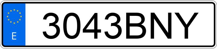 Numer rejestracyjny 3043BNY posiada SEAT IBIZA Numer rejestracyjny 3043BNY posiada SEAT IBIZA