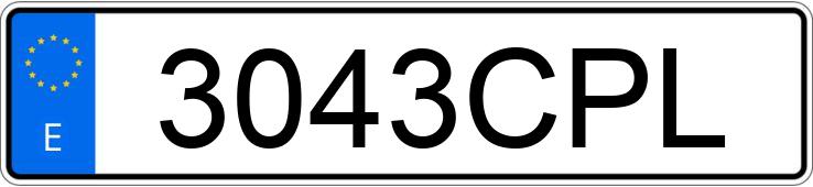 Numer rejestracyjny 3043CPL posiada FORD TRANSIT Numer rejestracyjny 3043CPL posiada FORD TRANSIT