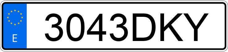 Numer rejestracyjny 3043DKY posiada CITROEN C4 Numer rejestracyjny 3043DKY posiada CITROEN C4