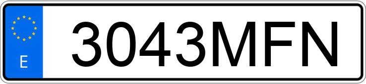 Numer rejestracyjny 3043MFN posiada VOLKSWAGEN TRANSPORTER Numer rejestracyjny 3043MFN posiada VOLKSWAGEN TRANSPORTER