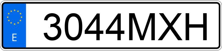 Numer rejestracyjny 3044MXH posiada MERCEDES EQA (243)