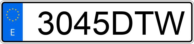 Numer rejestracyjny 3045DTW posiada RENAULT MEGANE Numer rejestracyjny 3045DTW posiada RENAULT MEGANE