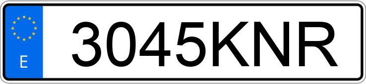 Numer rejestracyjny 3045KNR posiada VOLKSWAGEN PASSAT Numer rejestracyjny 3045KNR posiada VOLKSWAGEN PASSAT