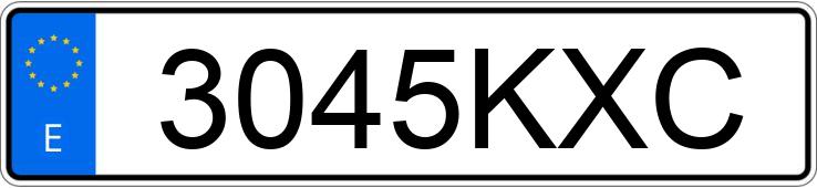 Numer rejestracyjny 3045KXC posiada PEUGEOT 2008