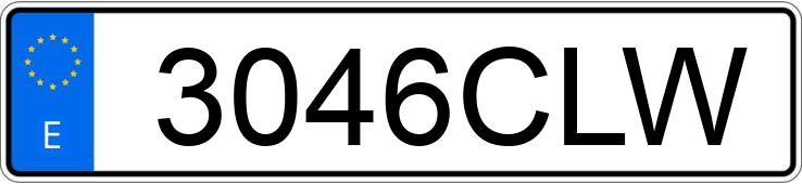 Numer rejestracyjny 3046CLW posiada VOLKSWAGEN POLO