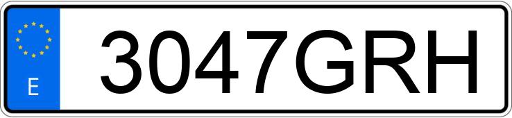 Numer rejestracyjny 3047GRH posiada MERCEDES E (211)