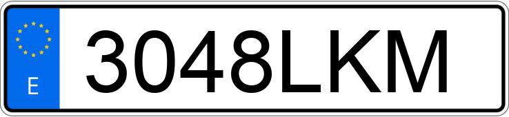 Numer rejestracyjny 3048LKM posiada VOLKSWAGEN POLO