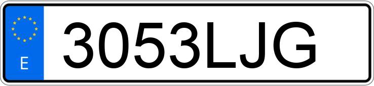 Numer rejestracyjny 3053LJG posiada BMW SERIE 5