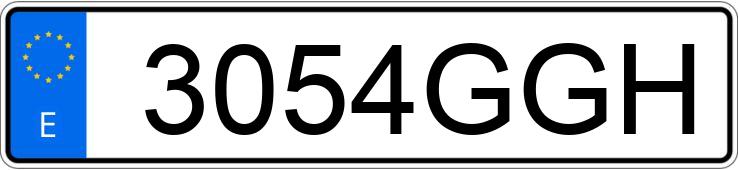 Numer rejestracyjny 3054GGH posiada RENAULT CLIO