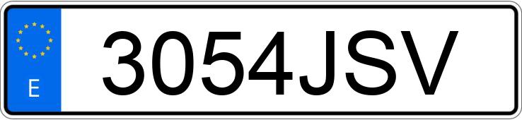 Numer rejestracyjny 3054JSV posiada AUDI A4
