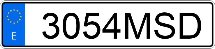 Numer rejestracyjny 3054MSD posiada MERCEDES CLA (118)
