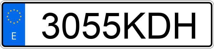 Numer rejestracyjny 3055KDH posiada MERCEDES GLC (253)