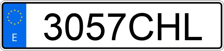 Numer rejestracyjny 3057CHL posiada OPEL VECTRA