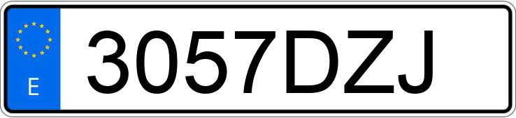 Numer rejestracyjny 3057DZJ posiada HYUNDAI COUPE 1.6 GK