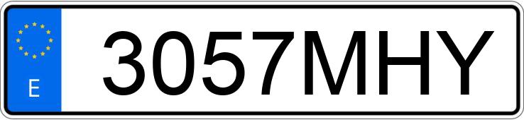 Numer rejestracyjny 3057MHY posiada AUDI A3 SPORTBACK