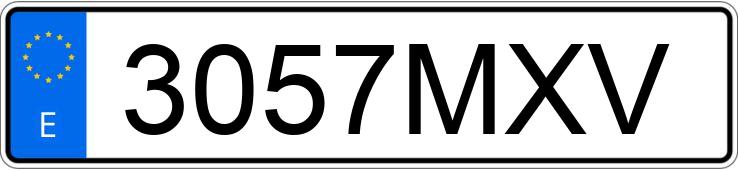 Numer rejestracyjny 3057MXV posiada PEUGEOT 3008