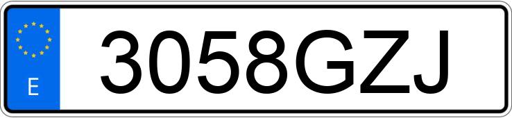 Numer rejestracyjny 3058GZJ posiada VOLKSWAGEN PASSAT Numer rejestracyjny 3058GZJ posiada VOLKSWAGEN PASSAT