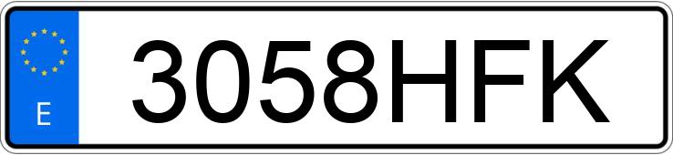 Numer rejestracyjny 3058HFK posiada SEAT LEON Numer rejestracyjny 3058HFK posiada SEAT LEON