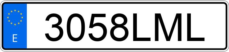 Numer rejestracyjny 3058LML posiada BMW SERIE 1