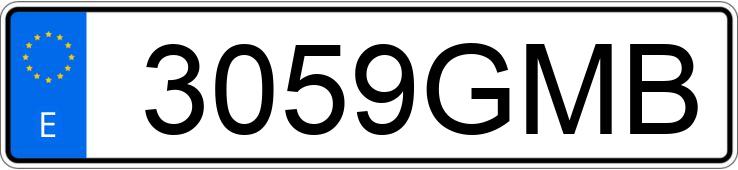 Numer rejestracyjny 3059GMB posiada NISSAN MICRA