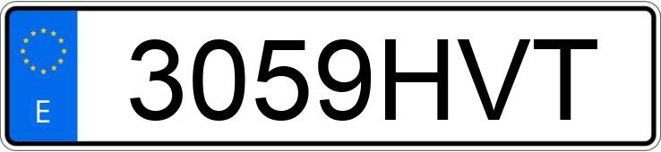 Numer rejestracyjny 3059HVT posiada PEUGEOT 3008