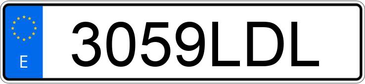 Numer rejestracyjny 3059LDL posiada TOYOTA C-HR