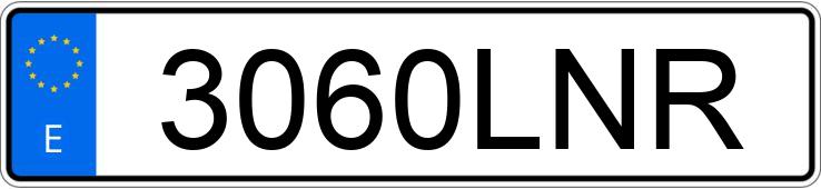 Numer rejestracyjny 3060LNR posiada BMW SERIE 4