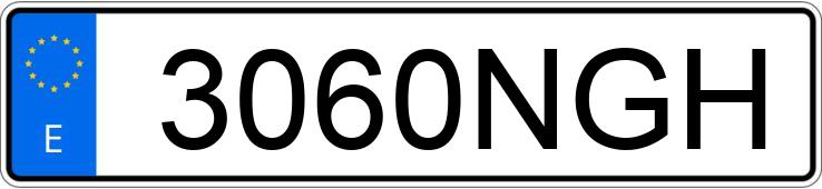 Numer rejestracyjny 3060NGH posiada SEAT LEON