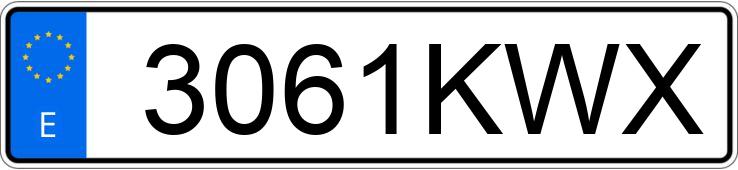 Numer rejestracyjny 3061KWX posiada BMW X5 Numer rejestracyjny 3061KWX posiada BMW X5