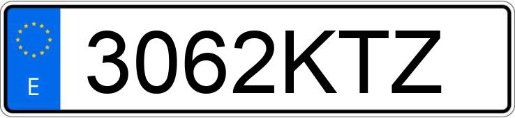 Numer rejestracyjny 3062KTZ posiada SEAT LEON Numer rejestracyjny 3062KTZ posiada SEAT LEON