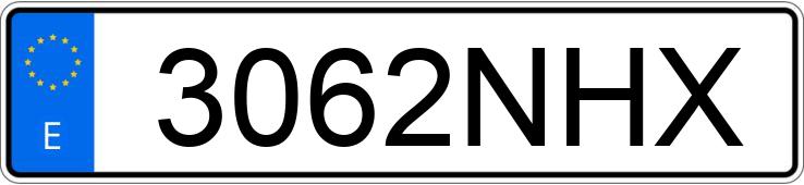 Numer rejestracyjny 3062NHX posiada SEAT IBIZA