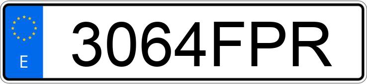 Numer rejestracyjny 3064FPR posiada OPEL CORSA