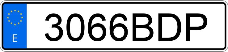 Numer rejestracyjny 3066BDP posiada ISUZU TROOPER