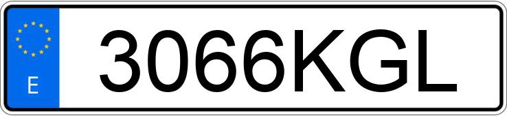 Numer rejestracyjny 3066KGL posiada SMART FORTWO CABRIO