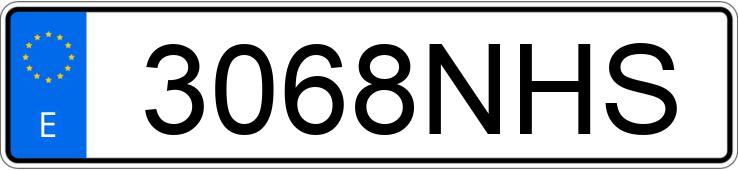 Numer rejestracyjny 3068NHS posiada SEAT IBIZA