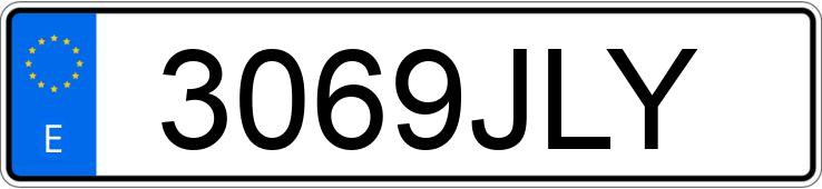 Numer rejestracyjny 3069JLY posiada MAZDA CX-3