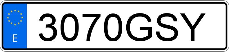 Numer rejestracyjny 3070GSY posiada NISSAN QASHQAI+2