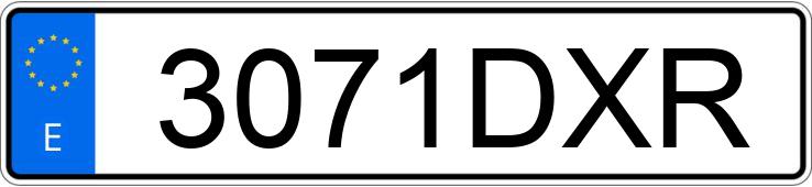 Numer rejestracyjny 3071DXR posiada MERCEDES VITO Numer rejestracyjny 3071DXR posiada MERCEDES VITO