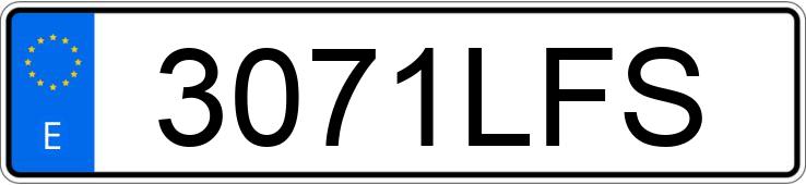 Numer rejestracyjny 3071LFS posiada OPEL GRANDLAND X