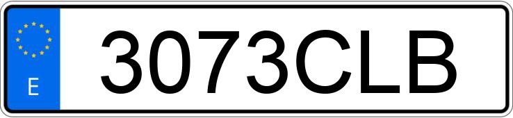 Numer rejestracyjny 3073CLB posiada VOLKSWAGEN TOURAN Numer rejestracyjny 3073CLB posiada VOLKSWAGEN TOURAN