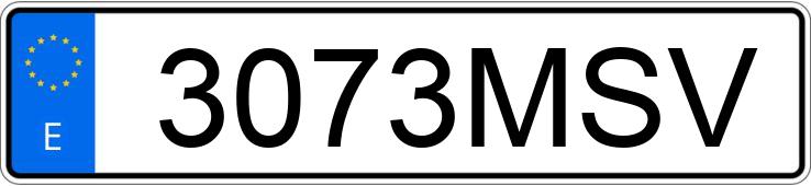 Numer rejestracyjny 3073MSV posiada PIAGGIO BEVERLY