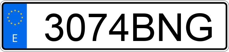 Numer rejestracyjny 3074BNG posiada FORD FOCUS