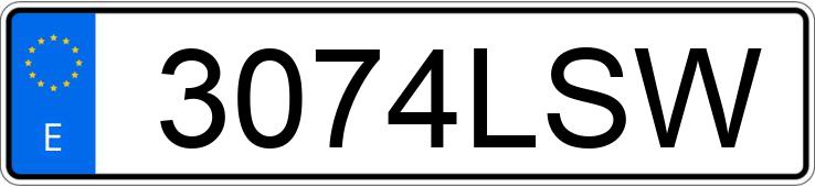 Numer rejestracyjny 3074LSW posiada TOYOTA LAND CRUISER Numer rejestracyjny 3074LSW posiada TOYOTA LAND CRUISER