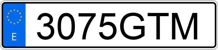 Numer rejestracyjny 3075GTM posiada KIA CEED