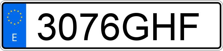 Numer rejestracyjny 3076GHF posiada FORD TRANSIT