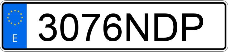 Numer rejestracyjny 3076NDP posiada BMW SERIE 4