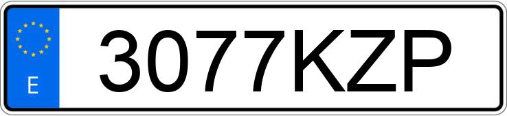 Numer rejestracyjny 3077KZP posiada SEAT LEON
